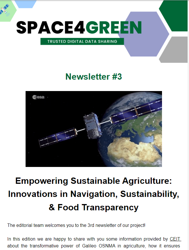 SPACE4GREEN 3rd Newsletter